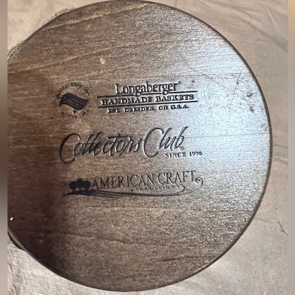 Longaberger Collectors Club American Traditions Woodland Pinecone Basket, EUC - Picture 7 of 12